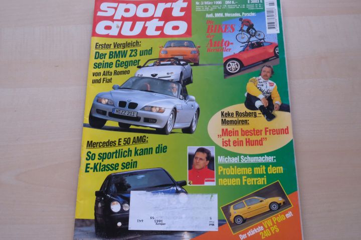 Deckblatt Sport Auto (03/1996)